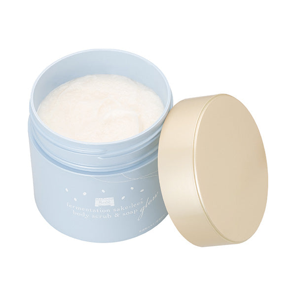 pdc Wafudomade Fermented Sake Lees Body Scrub & Soap Glow, 250g