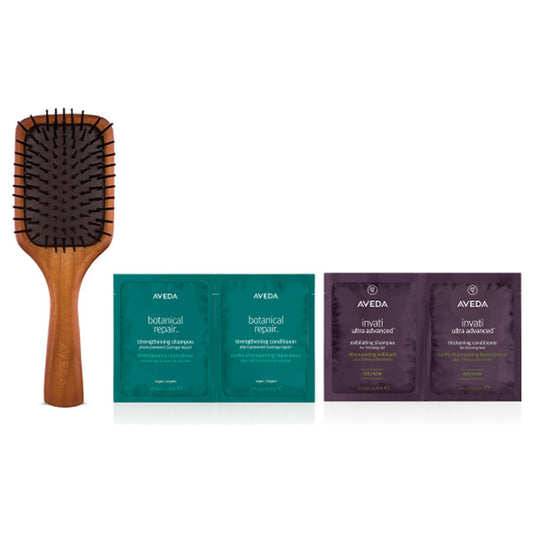 AVEDA Mini Paddle Brush Set