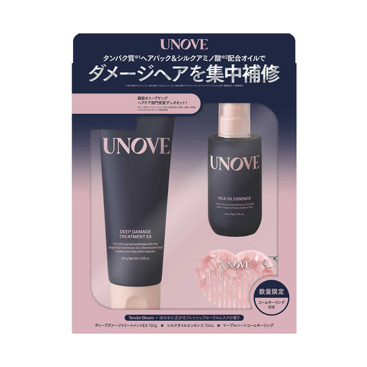 unove Intensive Repair Hair Pack & Oil Set, 150g, 70ml