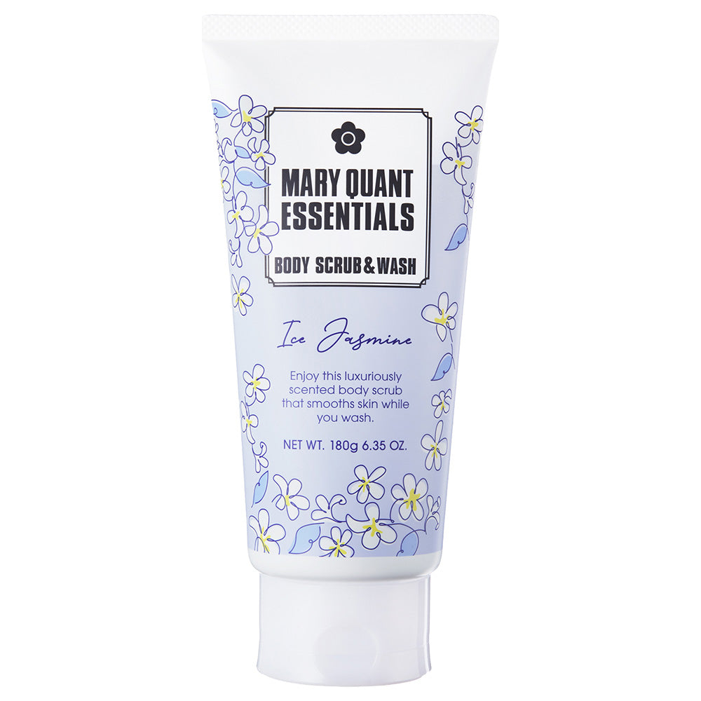 MARY QUANT Essentials Body Scrub & Wash (Ice Jasmine), 180g