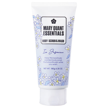 MARY QUANT Essentials Body Scrub & Wash (Ice Jasmine), 180g