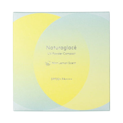 naturaglace UV Powder Compact ML 2026 SPF50 Limited Edition (Mint × Lemon), 12g