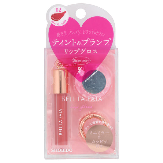 SHOBIDO Bell LaFata Lip Gloss Strawberry, 32g