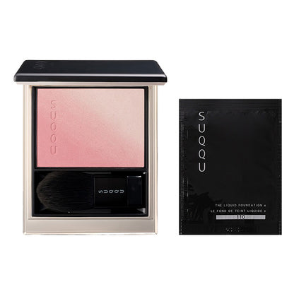SUQQU Blurring Color Blush 01 Awaoto (01 Awaoto Law Pink x Pearl Peach)