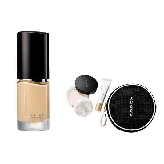 SUQQU Summer Foundation Kit (The Liquid Foundation e 110 / Sheer Loose Powder e Mini)