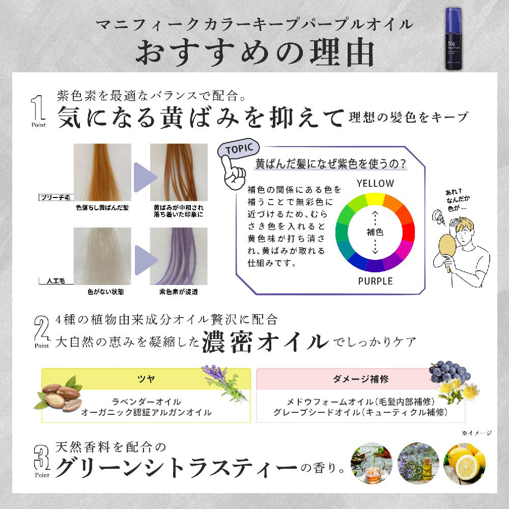 Magnifique Hair Color Keep Purple Oil, 50ml