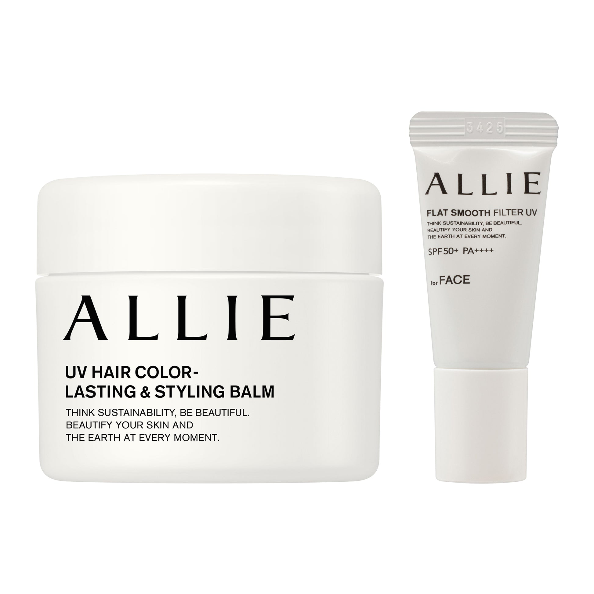ALLIE Chrono Beauty UV Hair Color Lasting & Styling Balm Set, SPF50+ PA++++, 35g