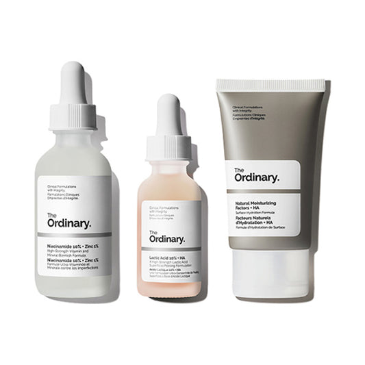 The Ordinary Niacinamide 10% + Zinc 1% (N10+Z1 Face Serum) Exfoliating Care Set, 60ml