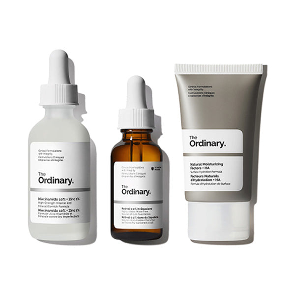 The Ordinary Niacinamide 10% + Zinc 1% (N10+Z1 Face Serum) Aging Care Set, 60ml