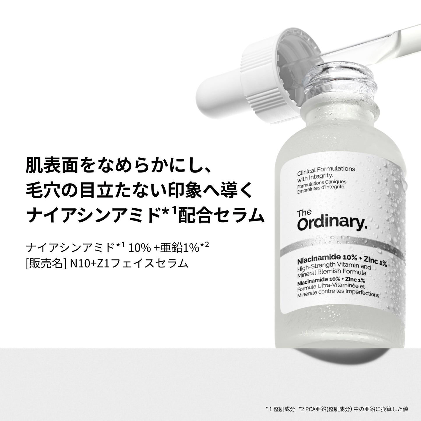 The Ordinary Niacinamide 10% + Zinc 1% (N10+Z1 Face Serum) Aging Care Set, 60ml