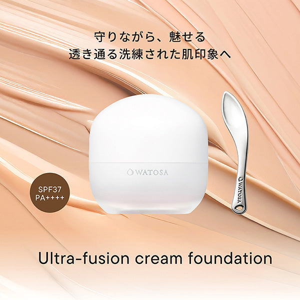 LE WATOSA Ultra Fusion Cream Foundation SPF37 (03 Natural Ochre), 30g