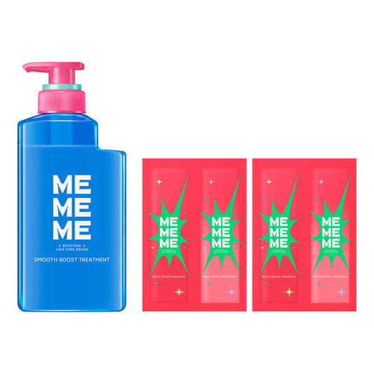 MEMEME Smooth Boost Treatment Pump Set, 400ml