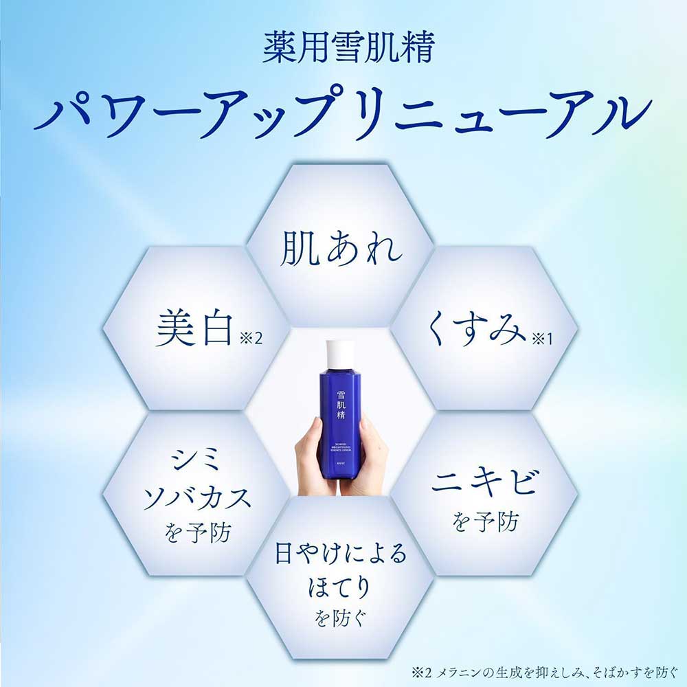 Sekkisei Medicated Sekkisei Brightening Essence Lotion Refill Trial Set, 310ml