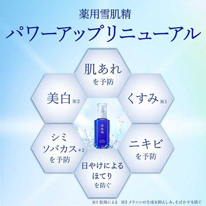 Sekkisei Medicated Sekkisei Brightening Emulsion Trial Set, 140ml