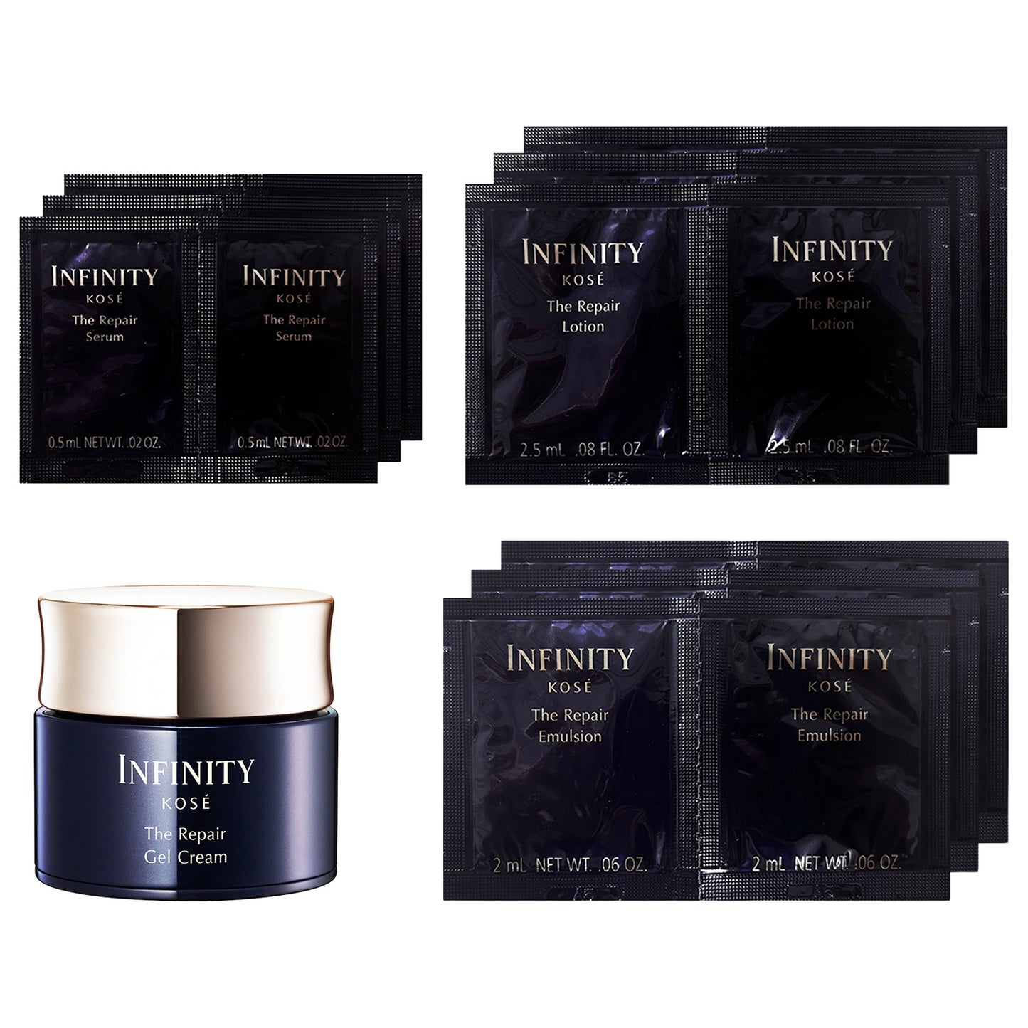 INFINITY The Repair Gel Cream Trial Set, 80g