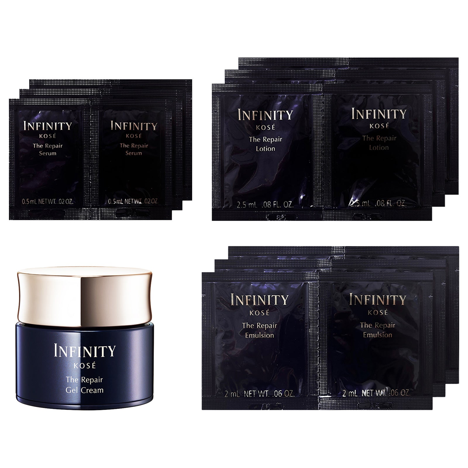 INFINITY The Repair Gel Cream Trial Set, 80g