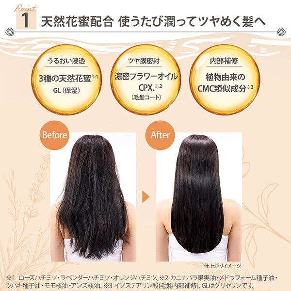 SS Biolis Fleur Syrup Conditioner Refill Deep Moist Blissful Bouquet, 330ml