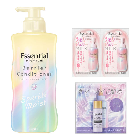 Essential Premium Barrier Conditioner Sparkle Moist Set, 430ml