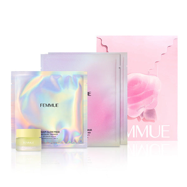 FEMMUE Aurora Glow Kit, 32g×2, 32ml×1, 15g