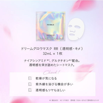 FEMMUE Aurora Glow Kit, 32g×2, 32ml×1, 15g
