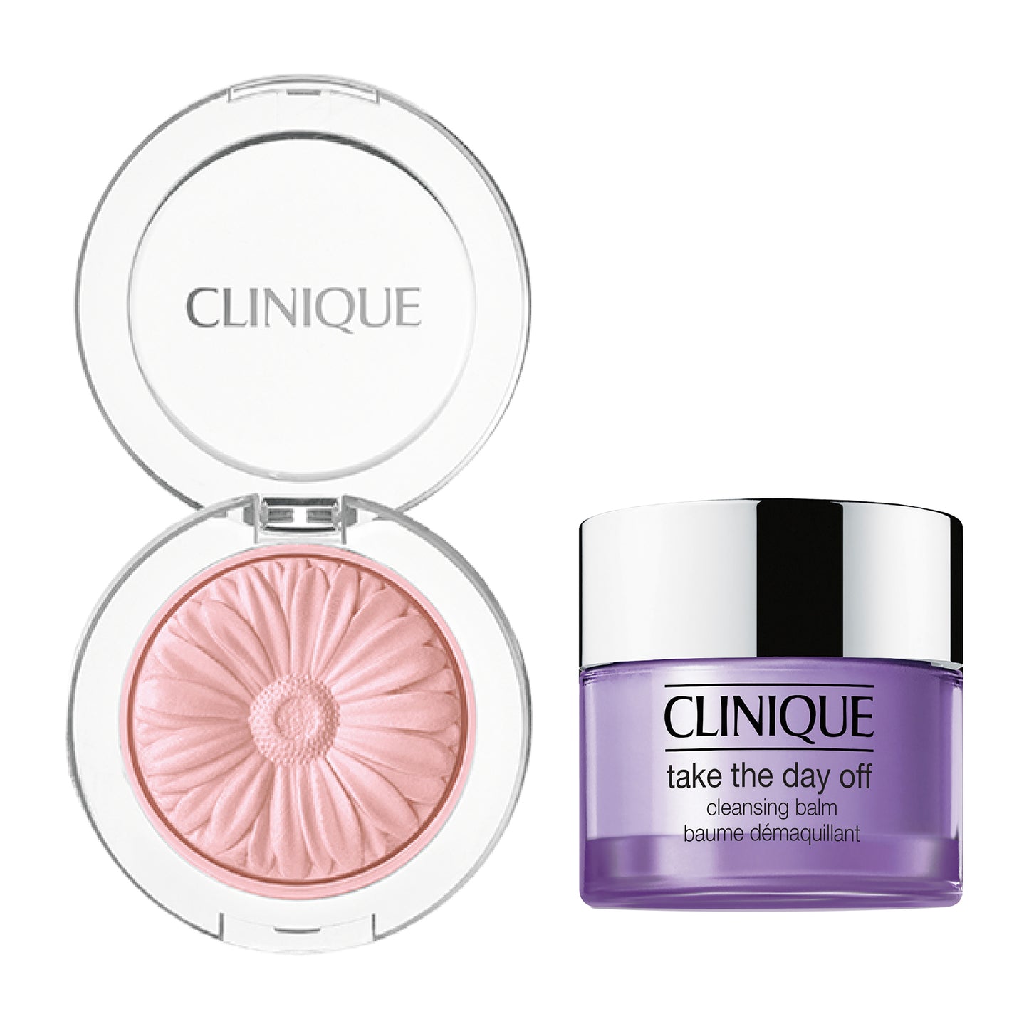 CLINIQUE Cheek Pop & Cleansing Balm Ballerina Set (21 Ballerina Pop)