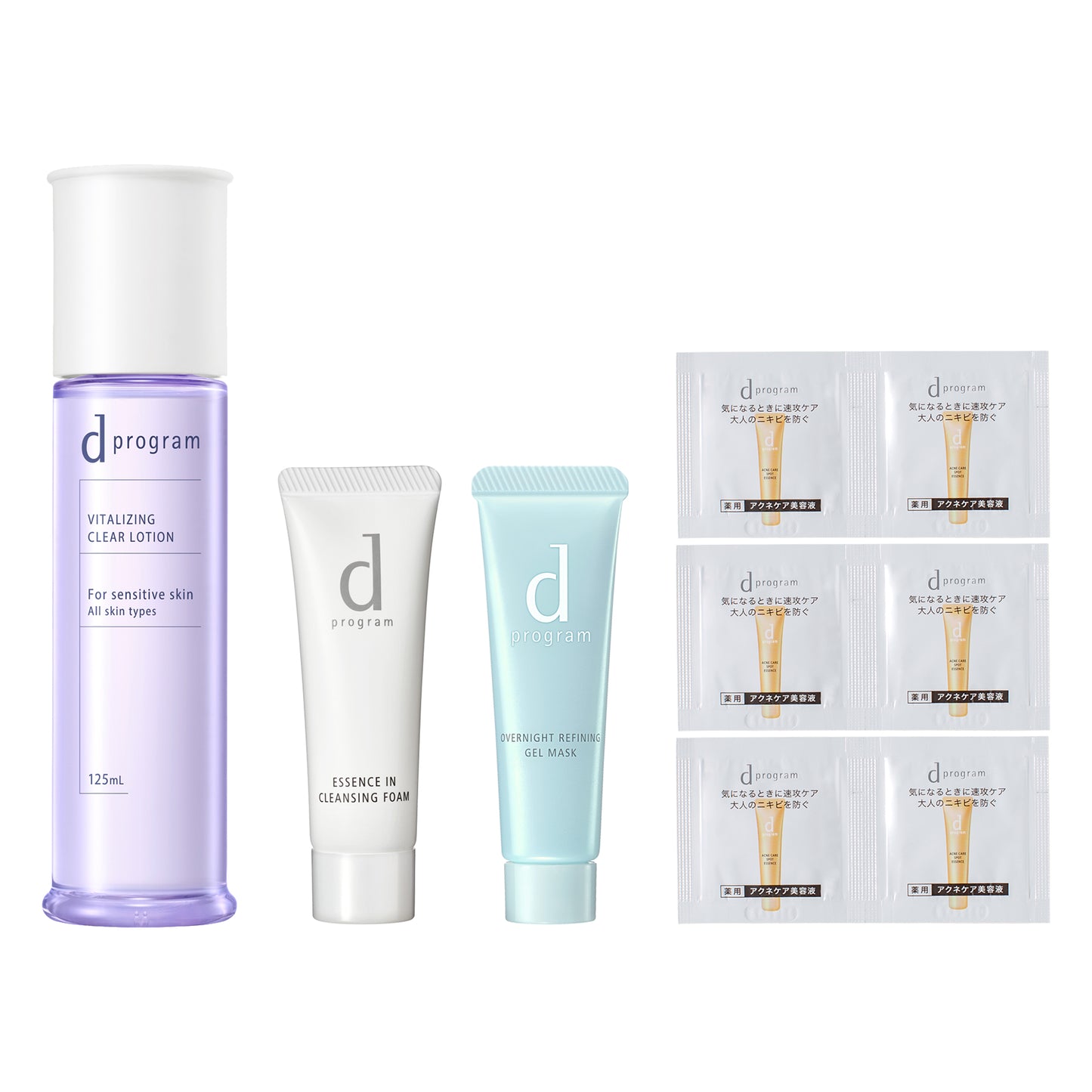 d program Vitalizing & Clear Lotion EX Limited Set, 125ml