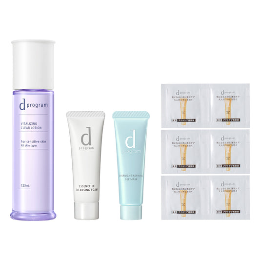 d program Vitalizing & Clear Lotion EX Limited Set, 125ml
