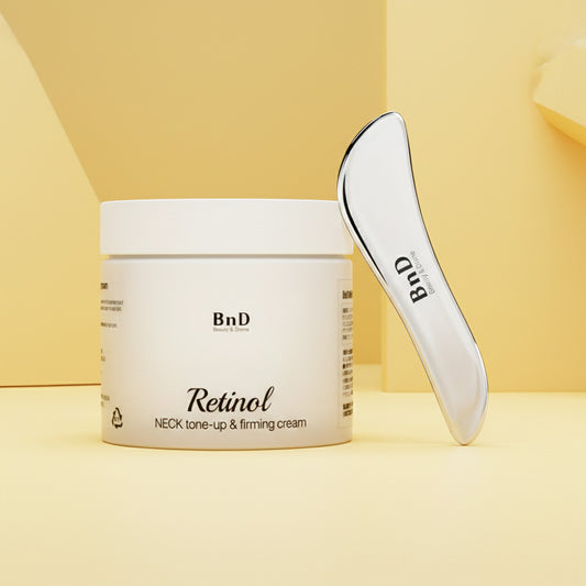 BnD Neck Iron Cream + Spatula Kassa SET, 50g