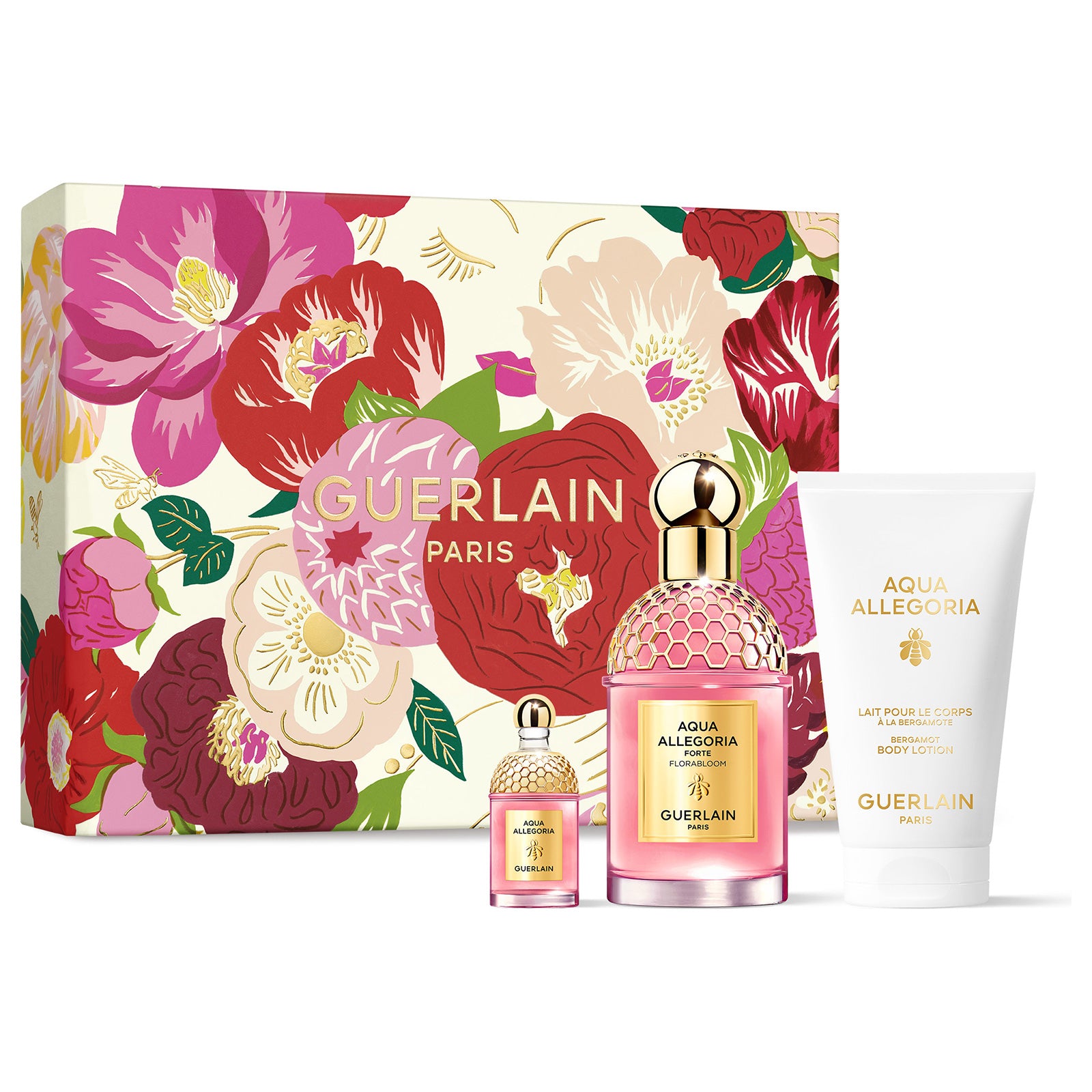GUERLAIN Aqua Allegoria Forte Flora Bloom Coffret, 75ml, 75ml, 7.5ml