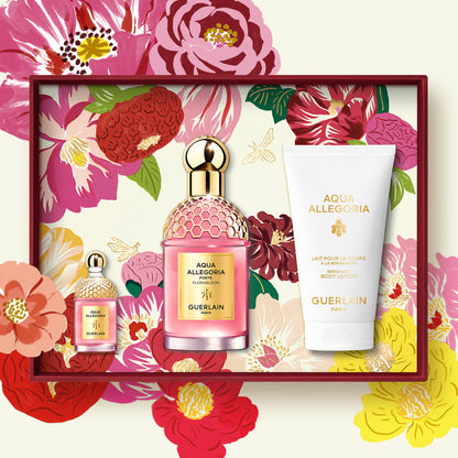 GUERLAIN Aqua Allegoria Forte Flora Bloom Coffret, 75ml, 75ml, 7.5ml