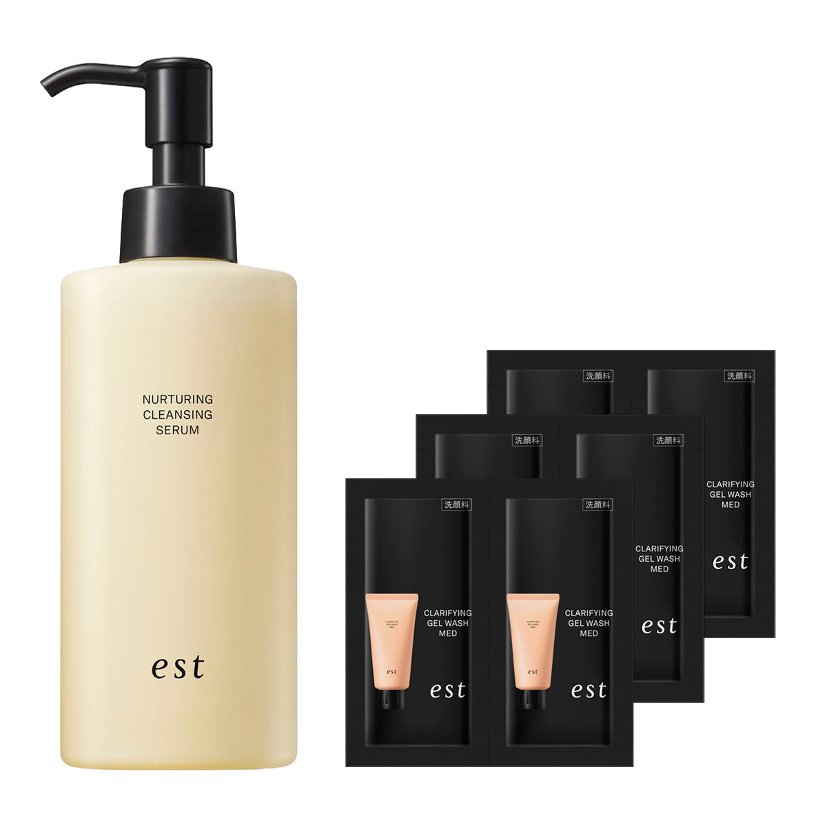 est Nurturing Cleansing Serum Set, 180ml