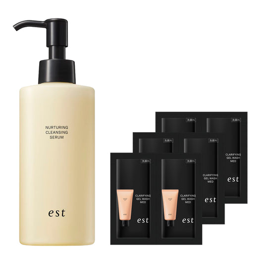 est Nurturing Cleansing Serum Set, 180ml