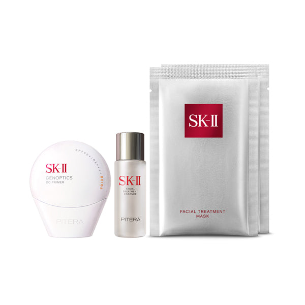 SK-II Genoptics CC Primer & Pitera Essence First Trial Kit (Natural Beige), 30g