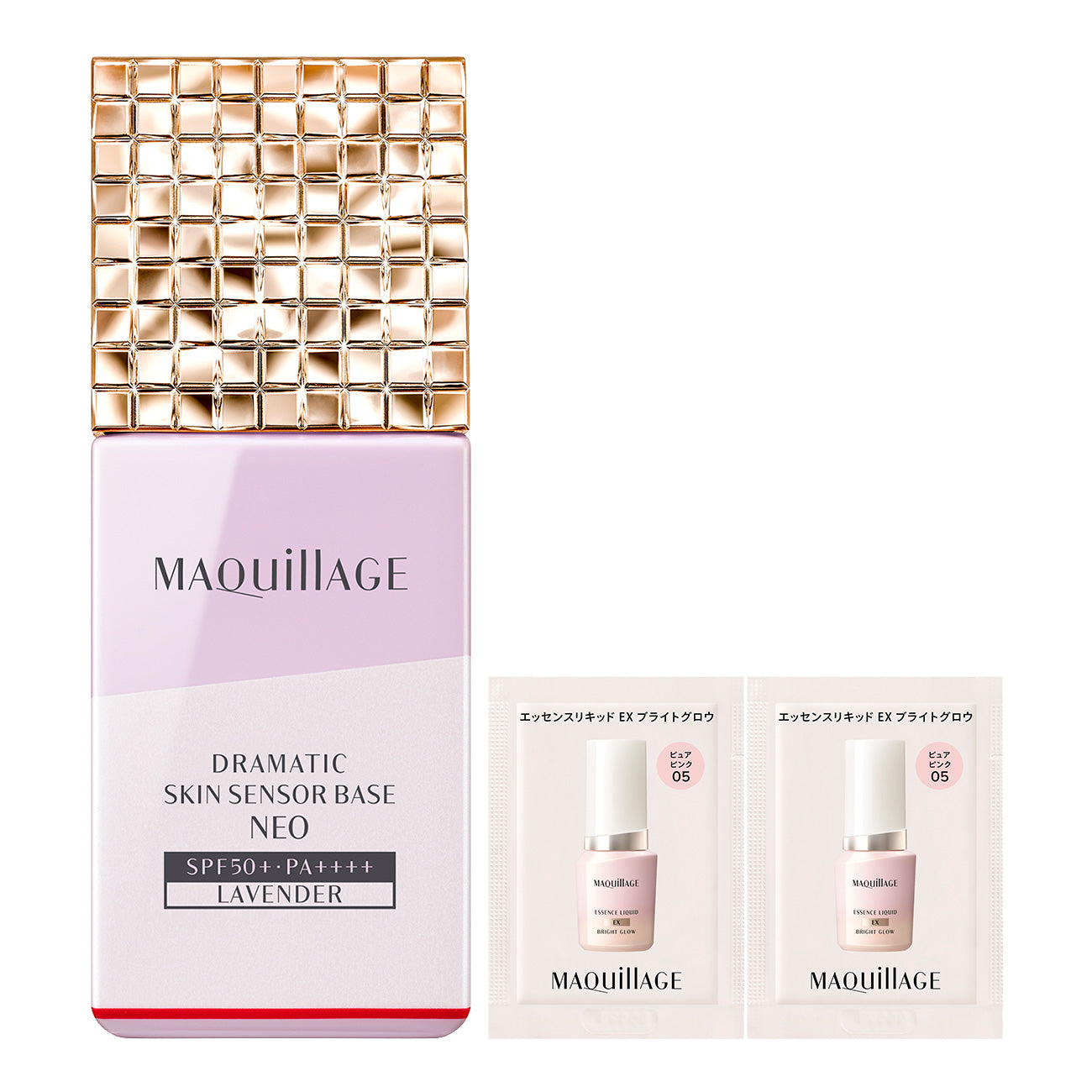 MAQuillAGE Dramatic Skin Sensor Base NEO Limited Set (Lavender), SPF50+ PA++++, 25ml