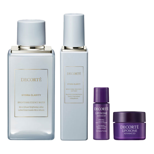 COSME DECORTE Hydra Clarity Medicated Brightening Essence Water + Treatment Softener Kit (Full Size Set)
