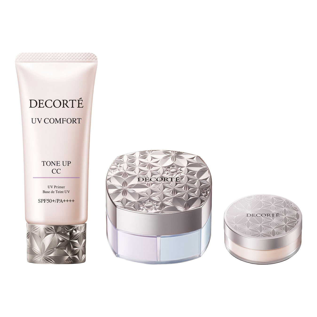 COSME DECORTE UV Comfort Tone Up CC + Loose Powder Kit