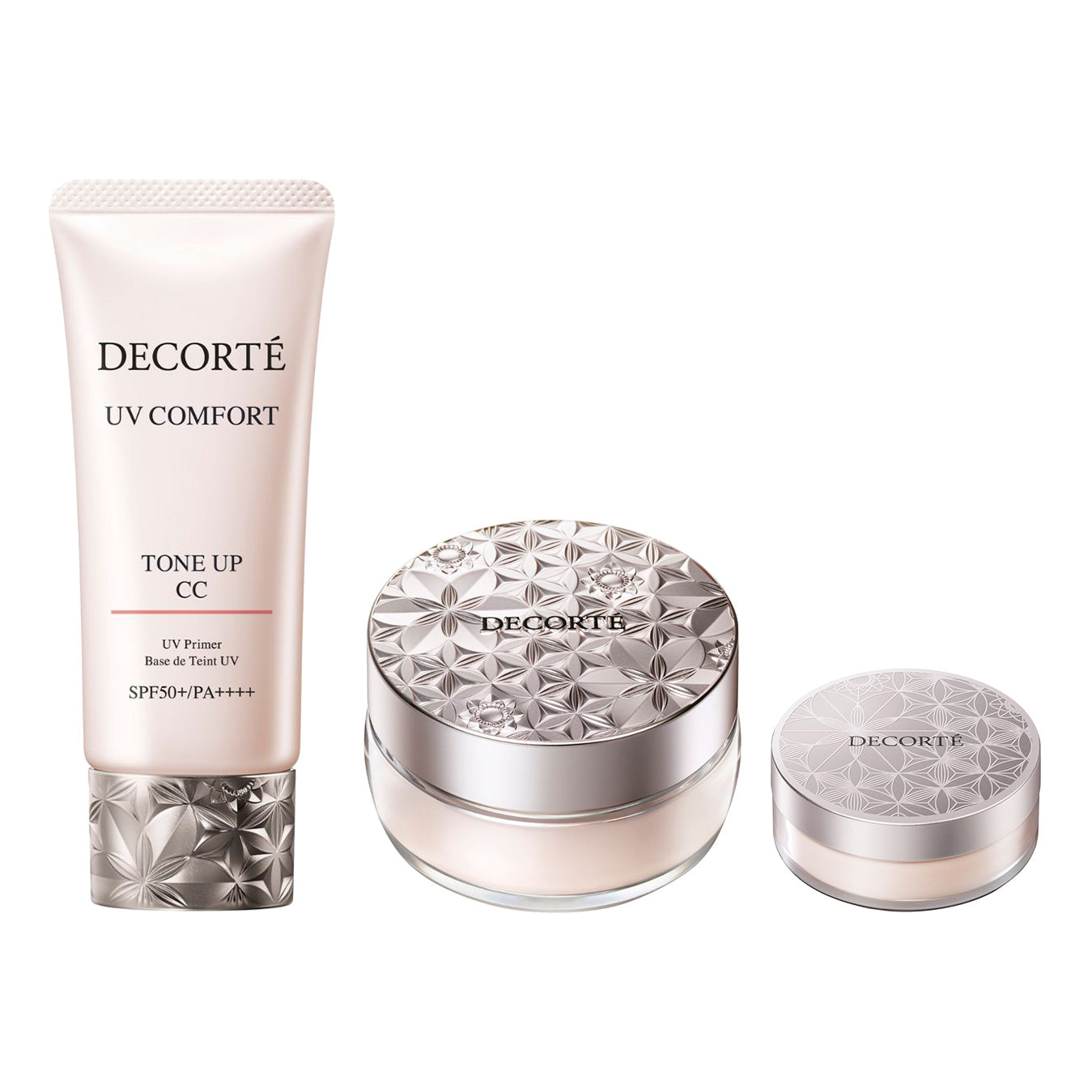 COSME DECORTE UV Comfort Tone Up CC + Loose Powder Kit