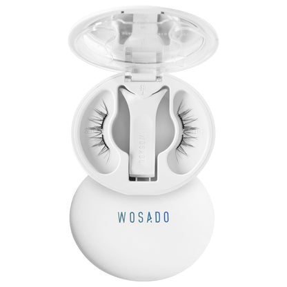 WOSADO Soft Magnetic False Eyelashes, Cookie Black, 1 Set