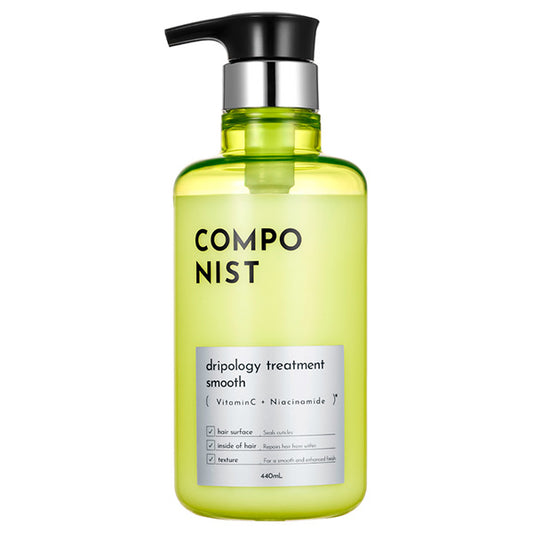 COMPONIST Dripology Hair Treatment Smooth (Bergamot & Linen), 440ml