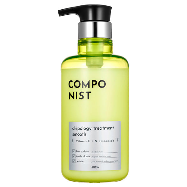 COMPONIST Dripology Hair Treatment Smooth (Bergamot & Linen), 440ml