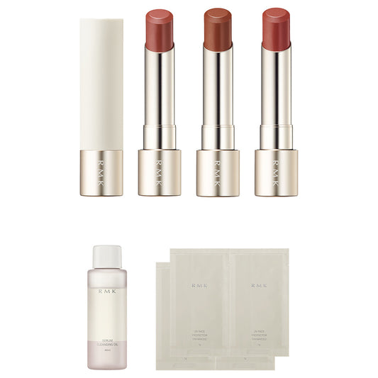 RMK Dewey Melt Lip Color Trio Set, 3.6g