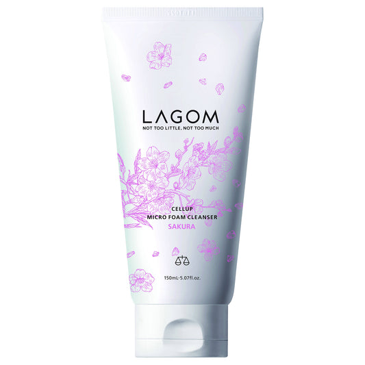 LAGOM Micro Foam Cleanser Sakura, 150ml