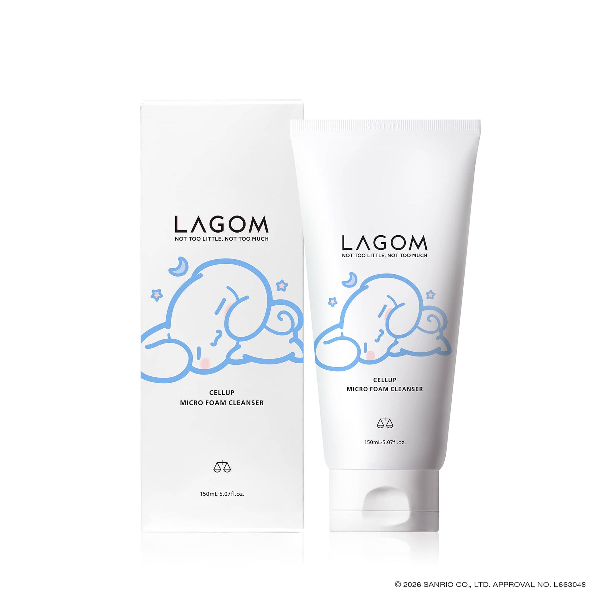 LAGOM Micro Foam Cleanser Cinnamoroll Edition, 150ml