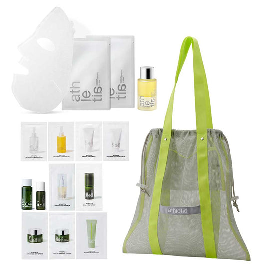 athletia Sheet Mask & Oil Serum Beauty Set, 50ml