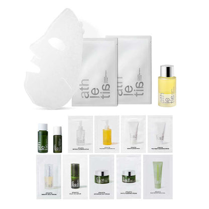 athletia Sheet Mask & Oil Serum Beauty Set, 50ml