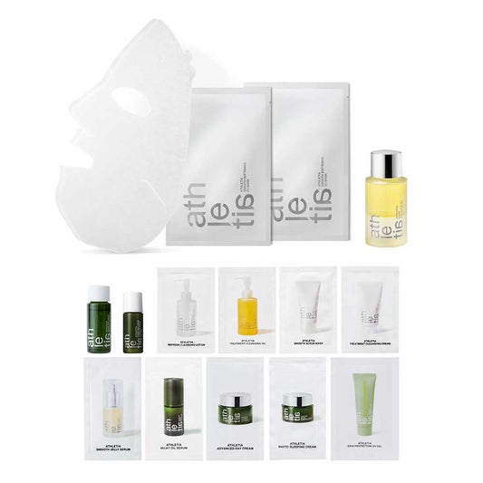athletia Sheet Mask & Oil Serum Beauty Set, 50ml