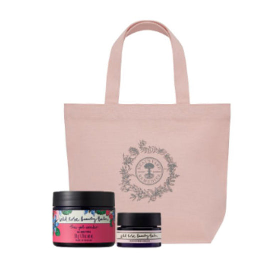 Neal’s Yard Remedies Wild Rose Beauty Balm Beauty Set, 50g+15g+1 Sheet