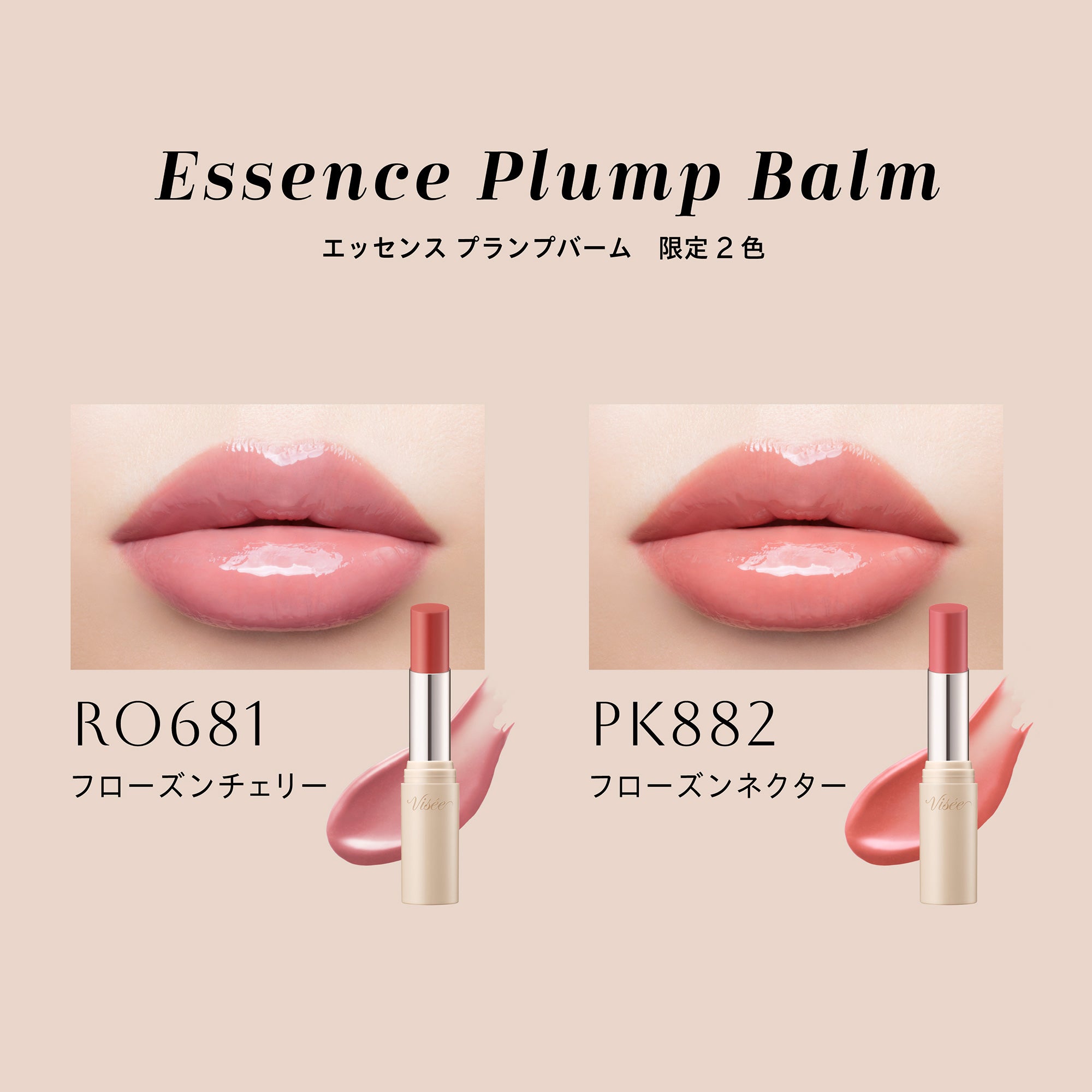 VISEE 丰润精华润唇膏限定版（RO681 冰冻樱桃） – SuzyKirei