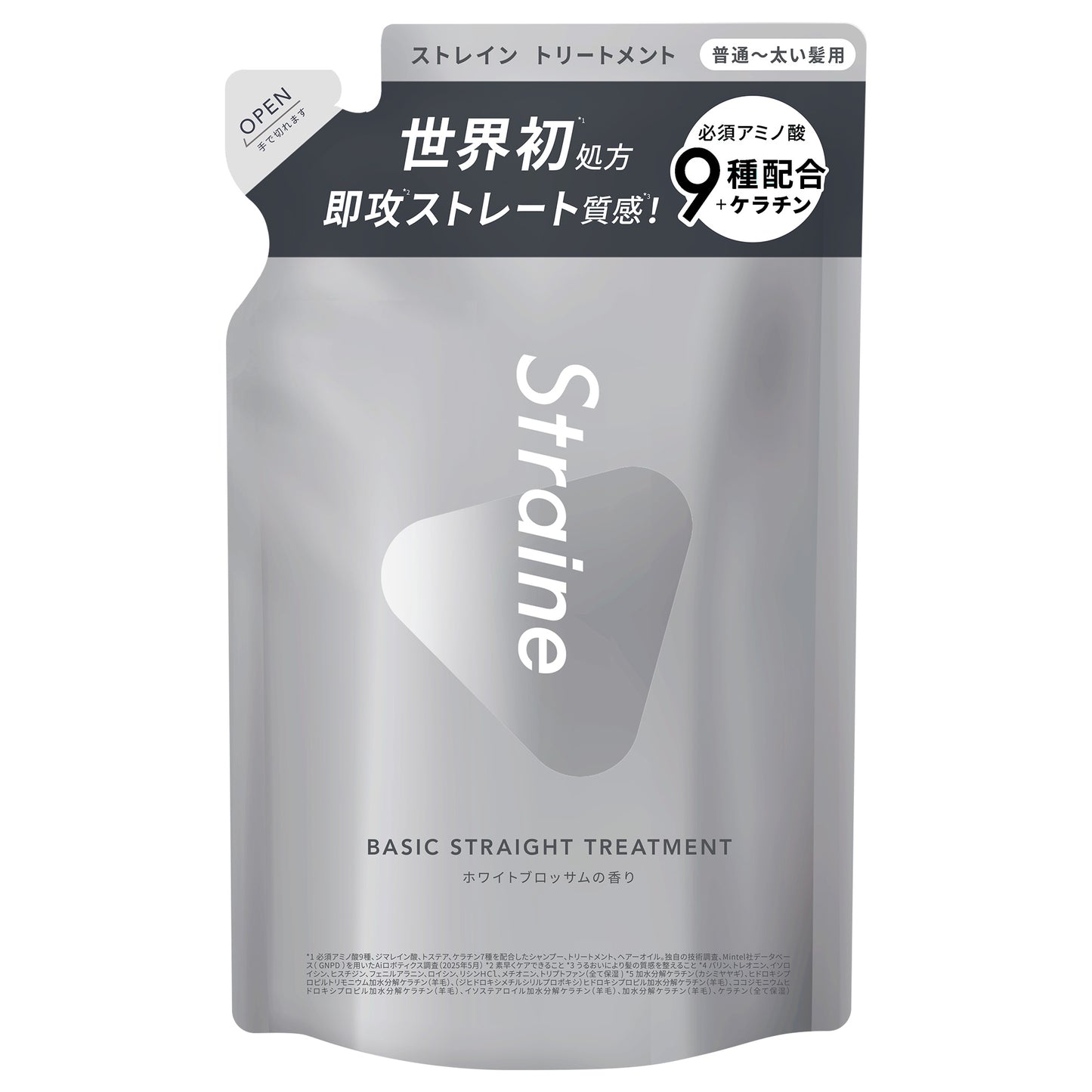 Straine BASIC STRAIGHT Treatment Refill, 400ml (White Blossom)