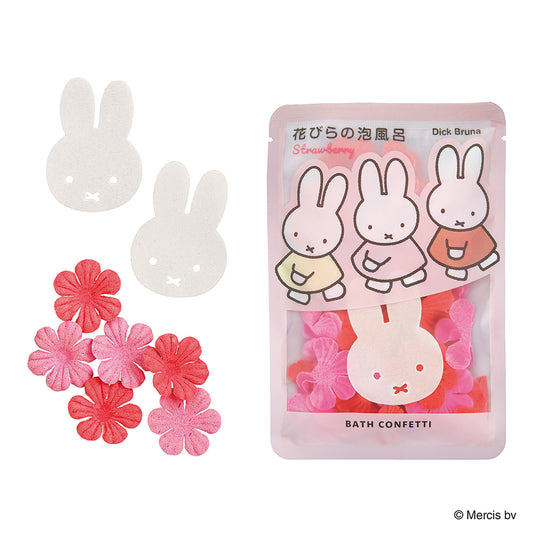 Global Product Planning Miffy Bath Confetti (Strawberry)